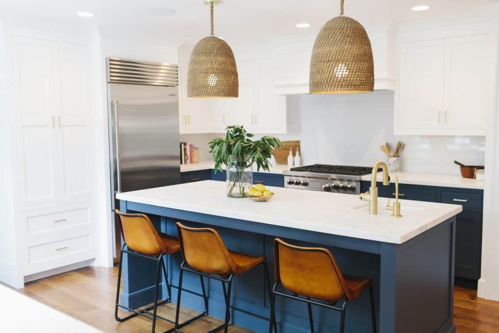 hale navy kitchen island 