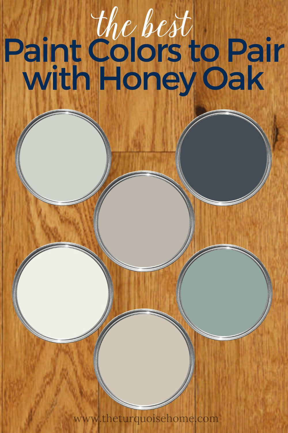 best paint colors to pair with honey oak wood tones