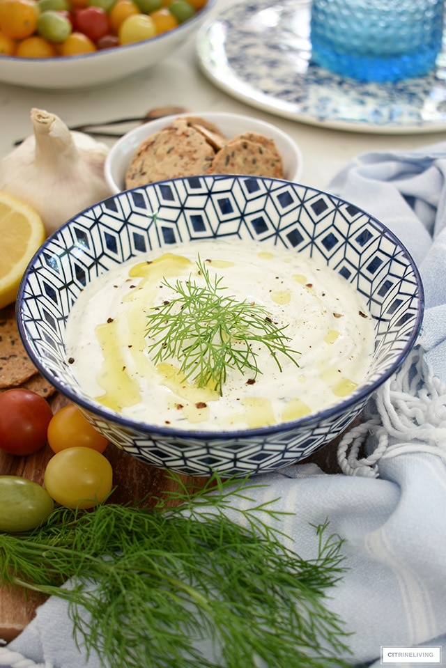 greek yogurt dill dip