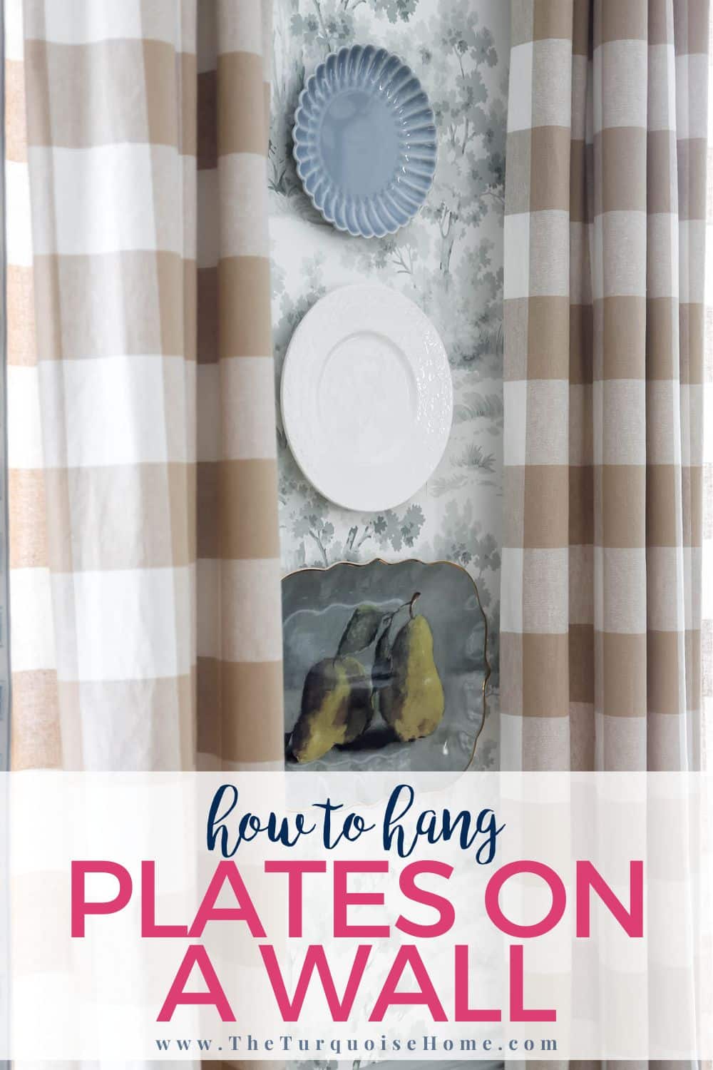 how to hang plates on a wall