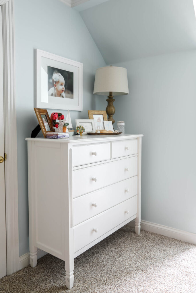 beachy tween girl bedroom clothing dresser.