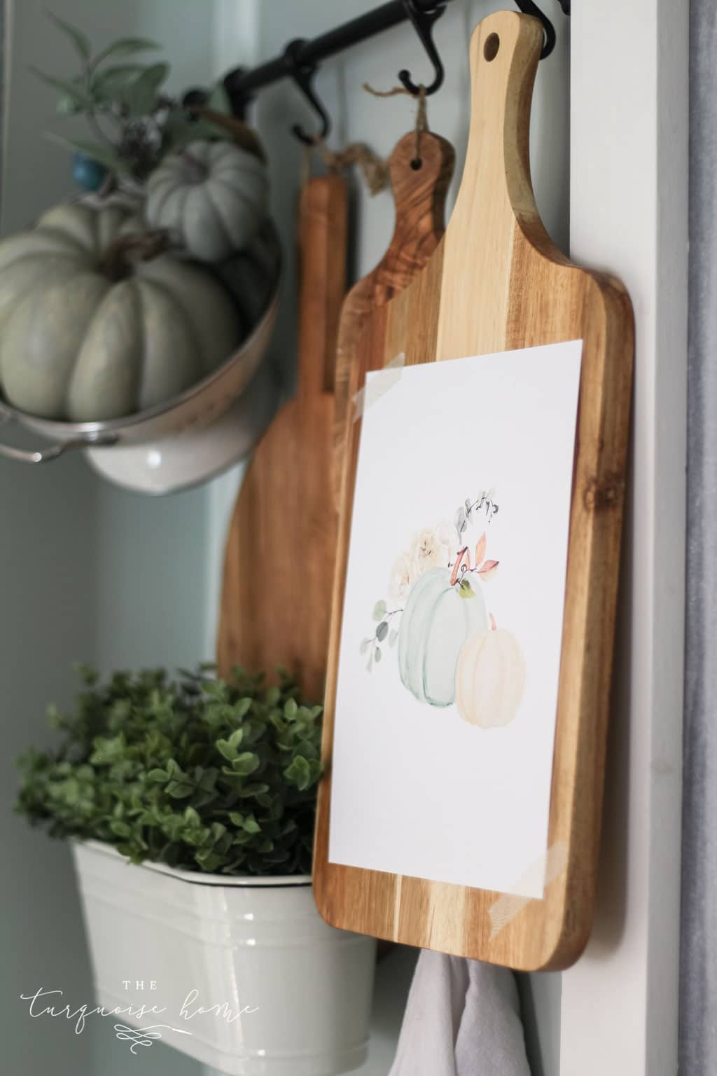 fall greenery printable