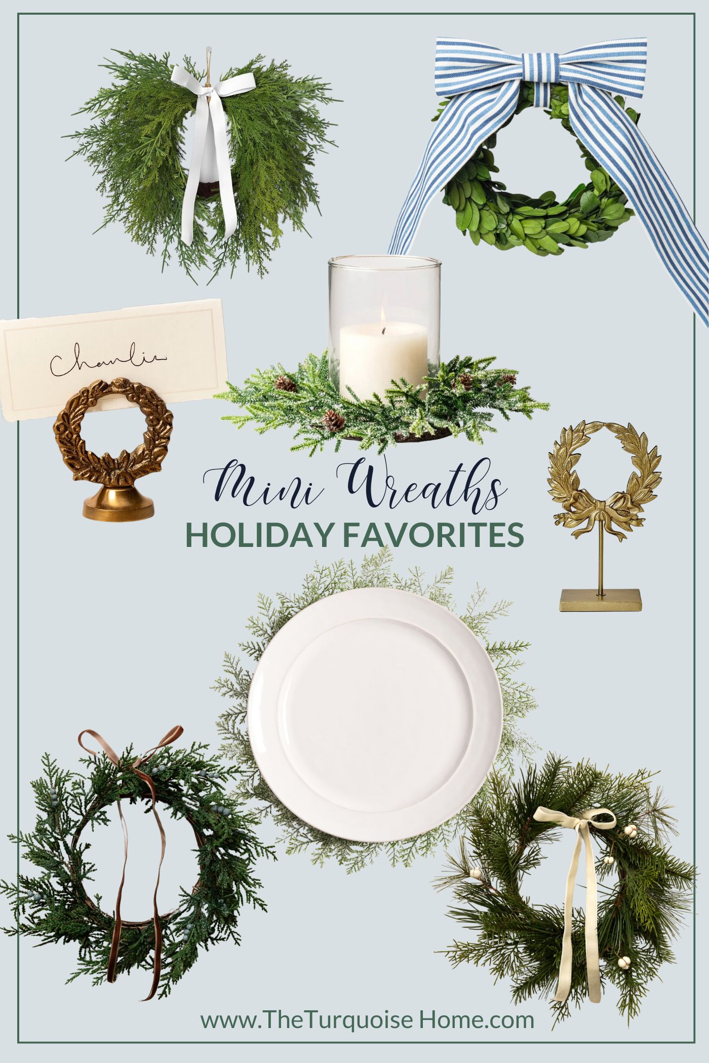 Mini Wreath Holiday Decor 2025