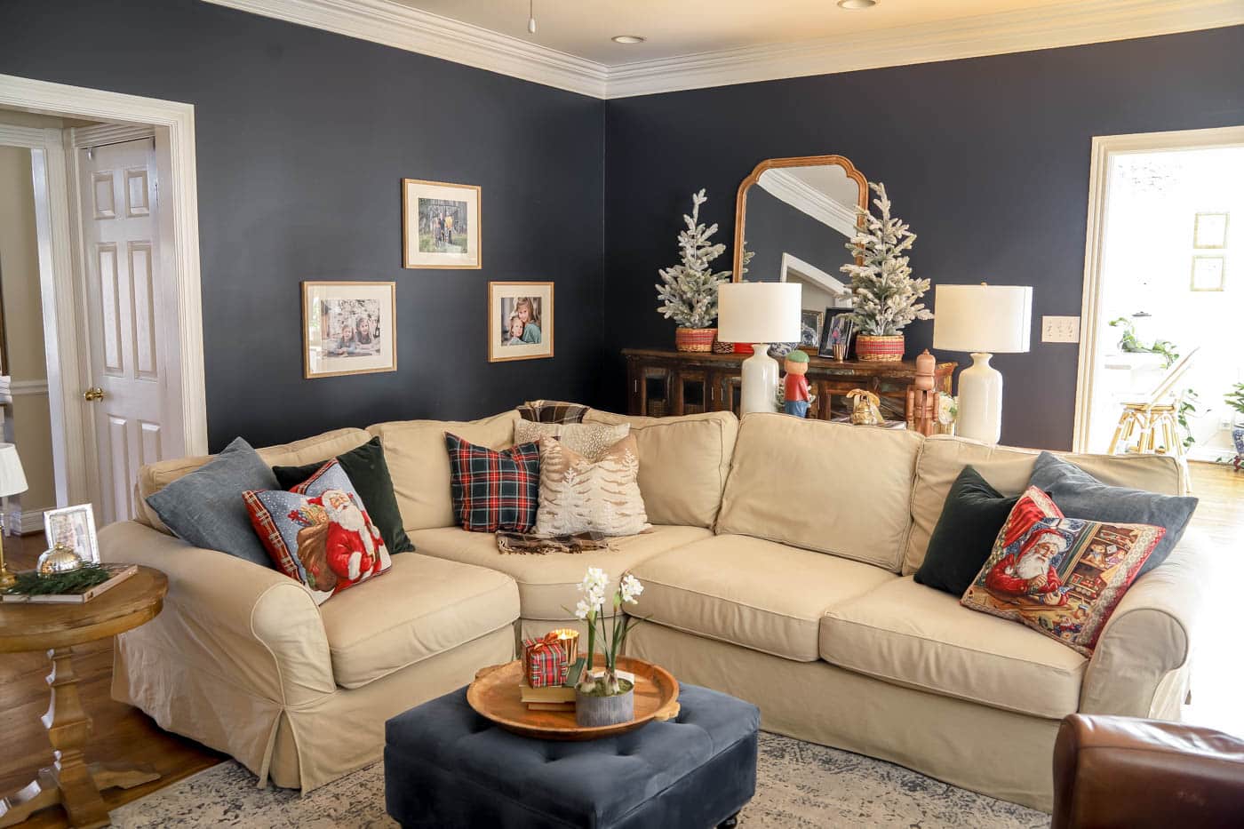 Ralph Lauren Christmas Living Room Decor