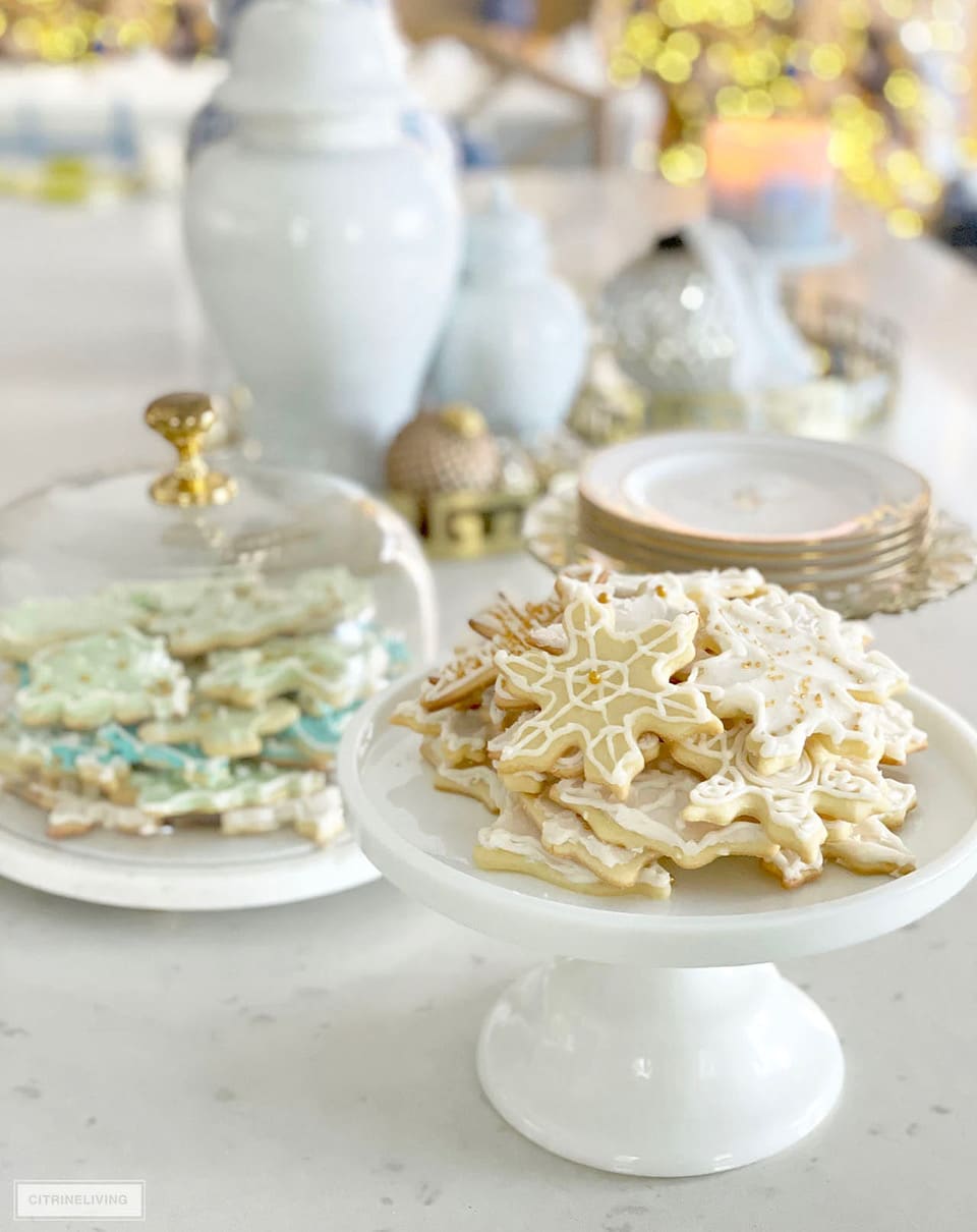 classic frosted christmas cookies