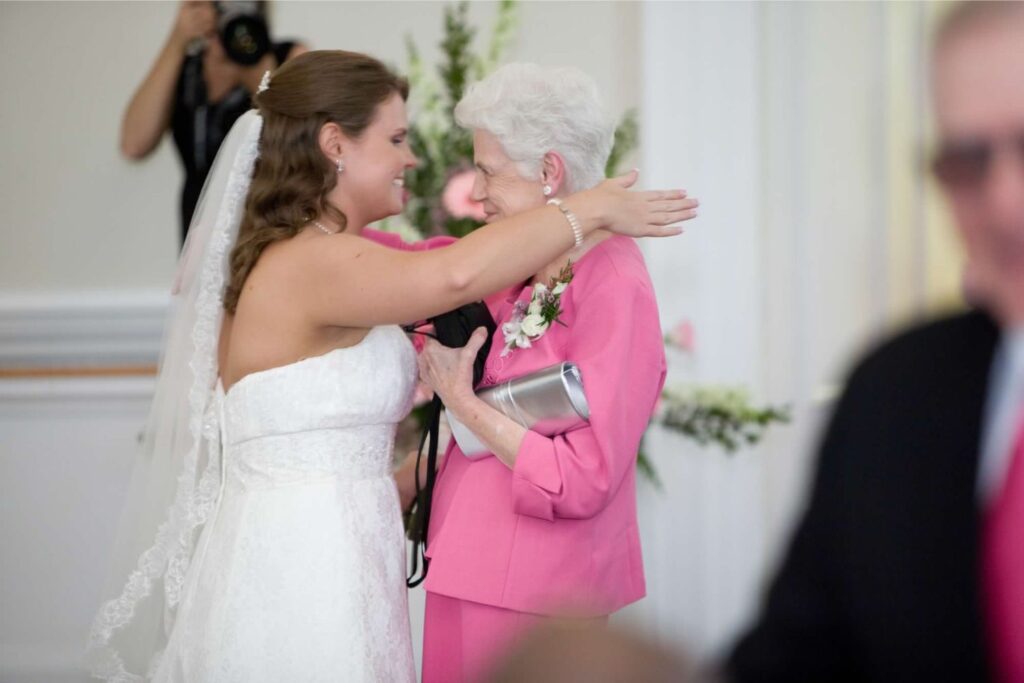 Grammy and me at my wedding