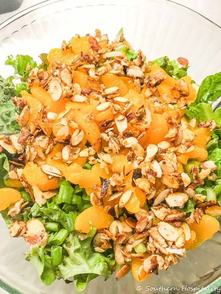 orange and tangerine salad with almonds