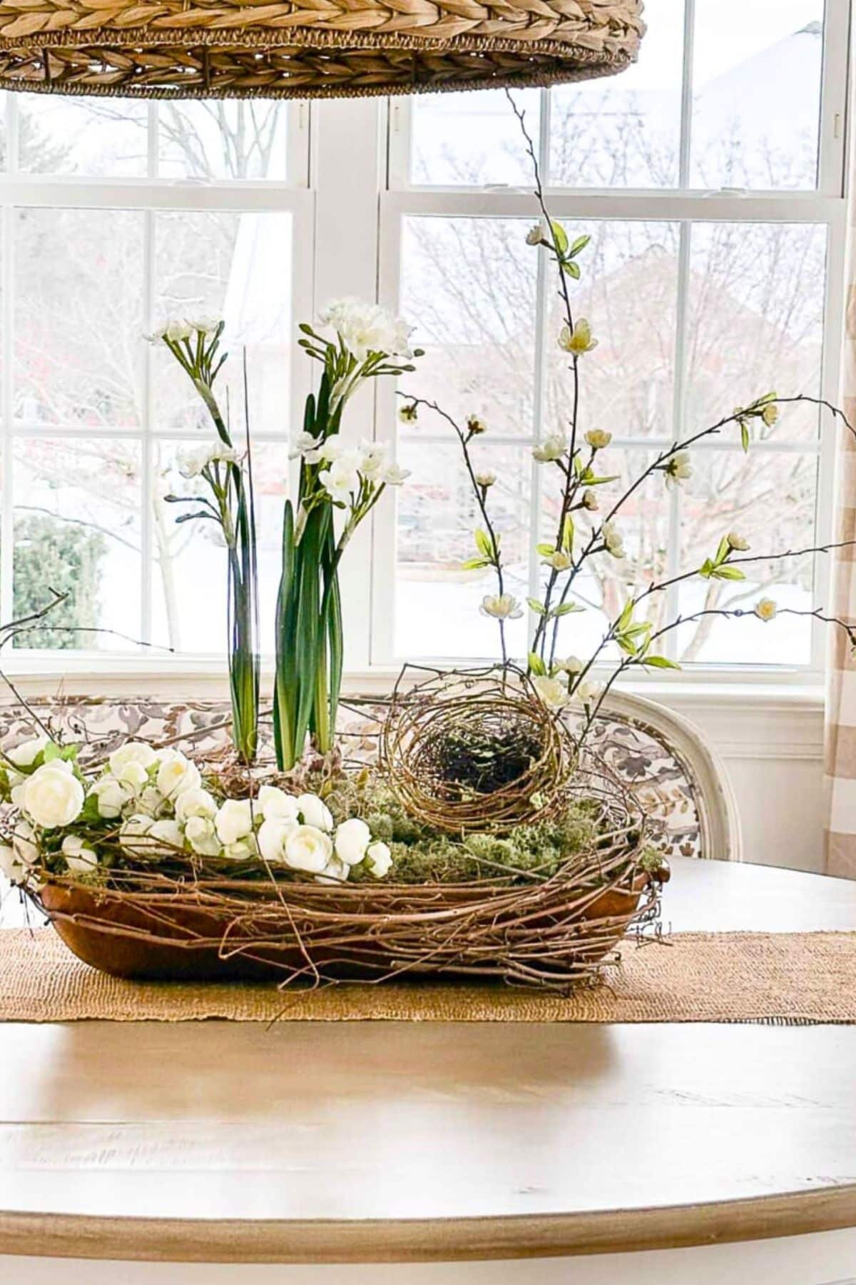 how to style a spring dough bowl.