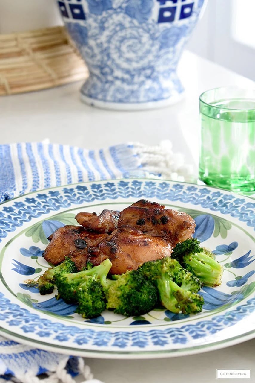 Easy Boneless Steamed Asian Chicken Thighs