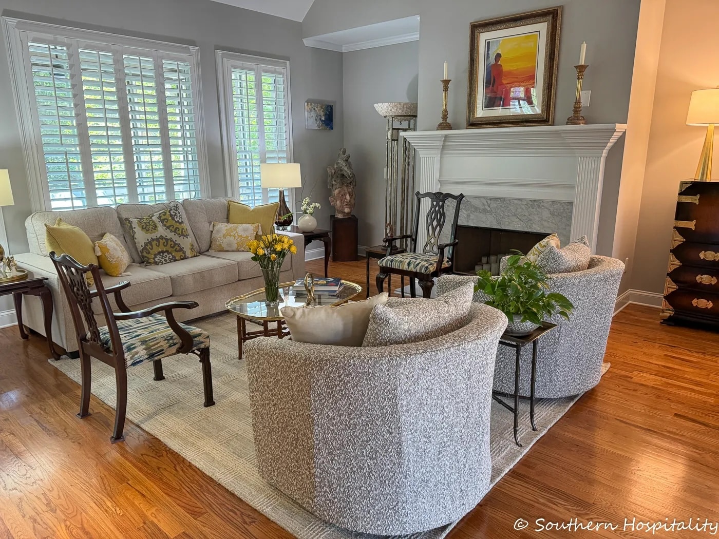 budget living room project