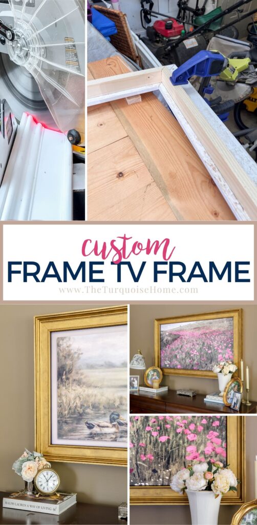 DIY custom frame TV frame