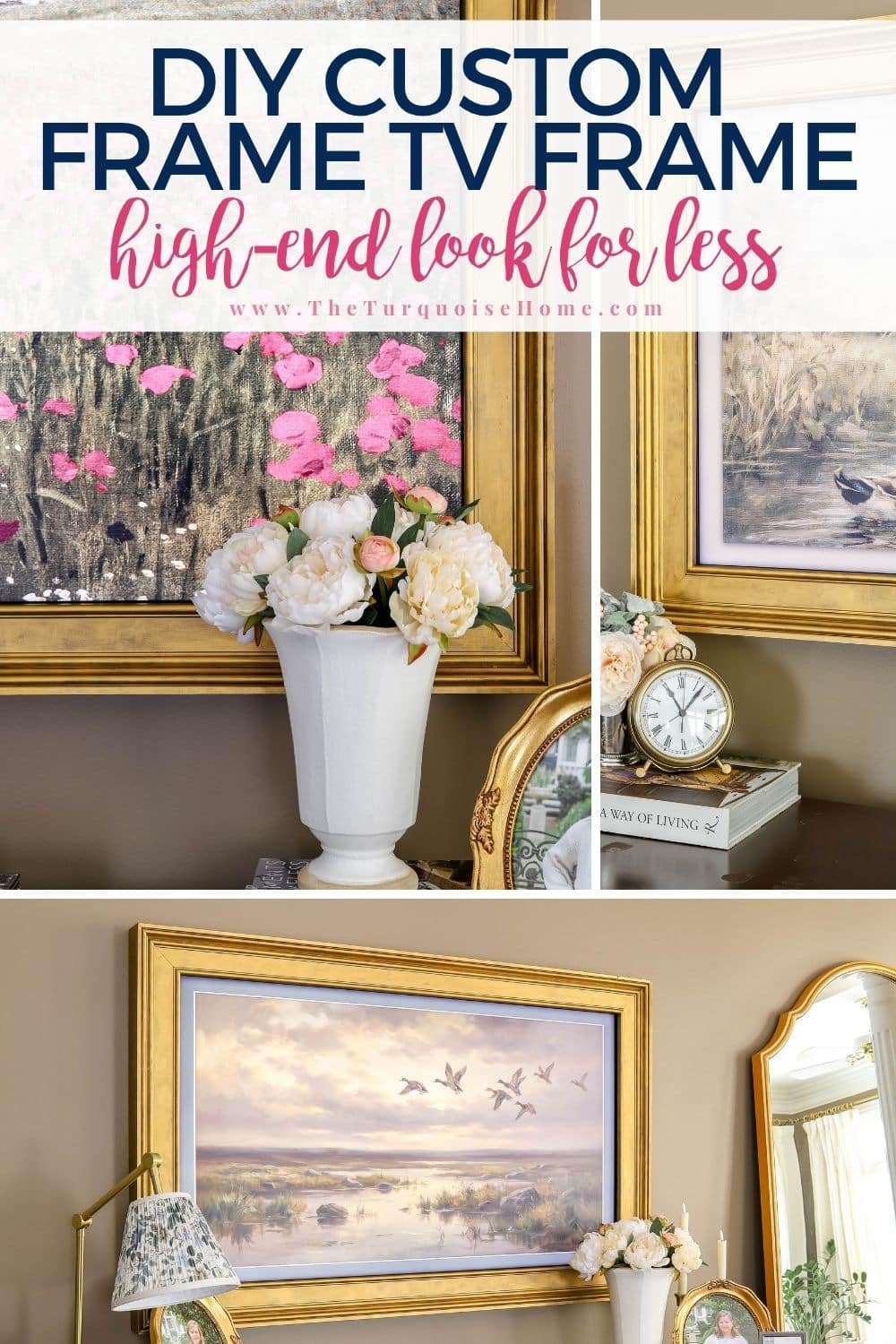 DIY custom frame TV frame