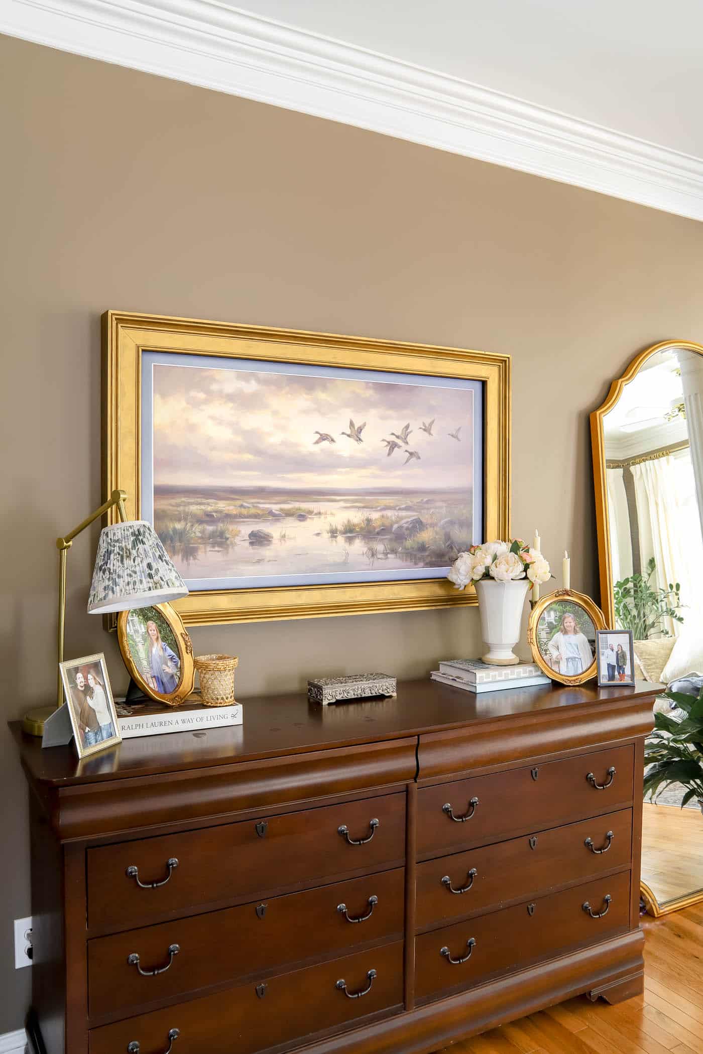 DIY fancy frame TV frame