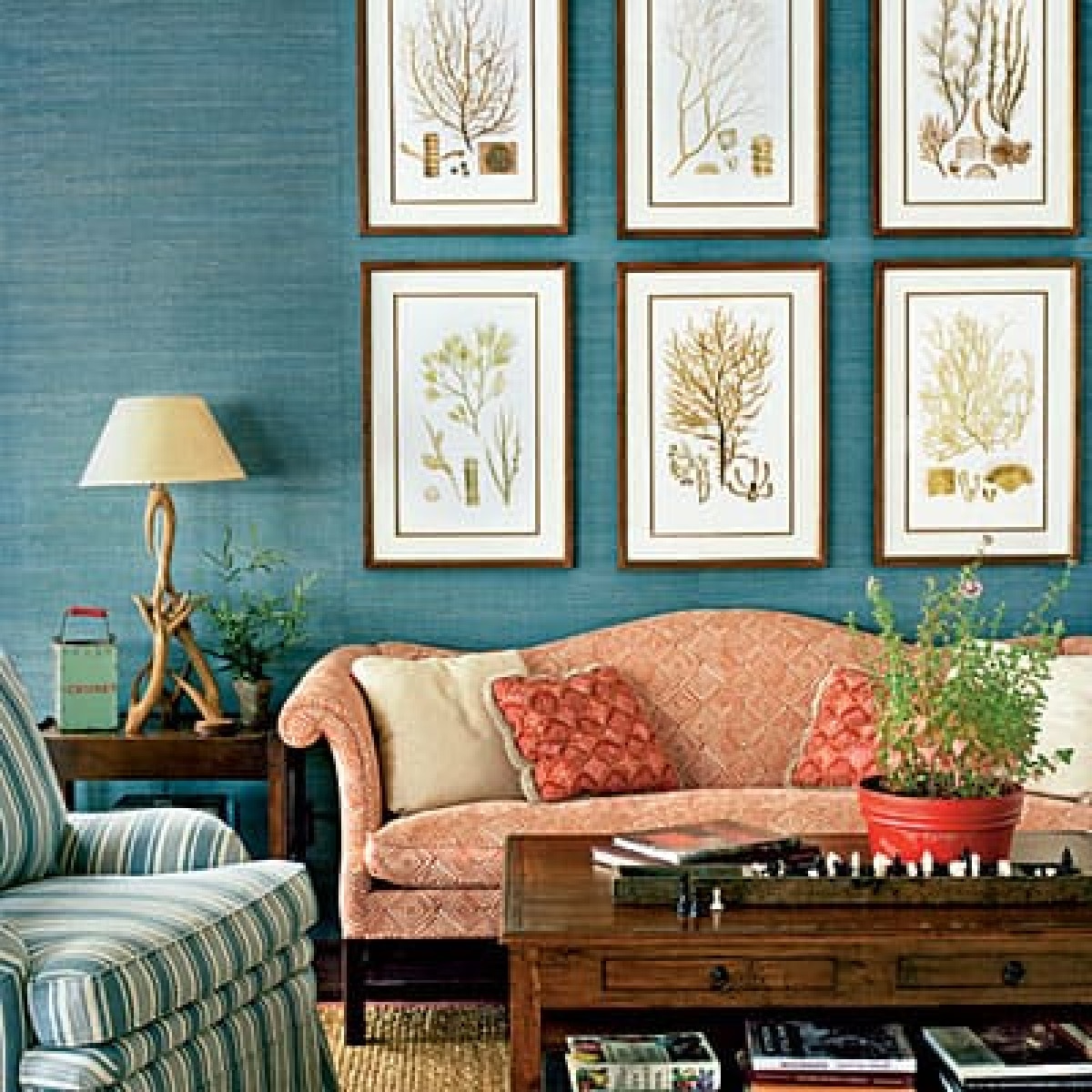 Red white and blue decor