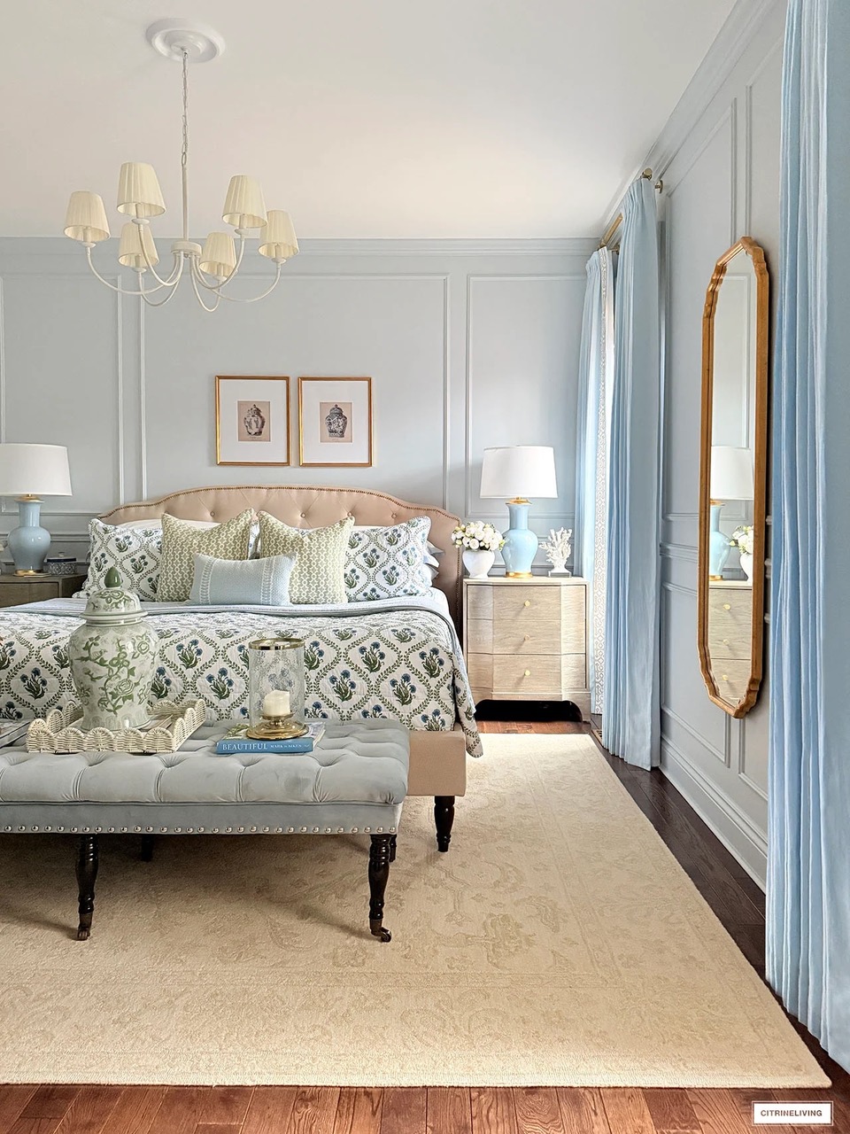 Summer bedroom decor