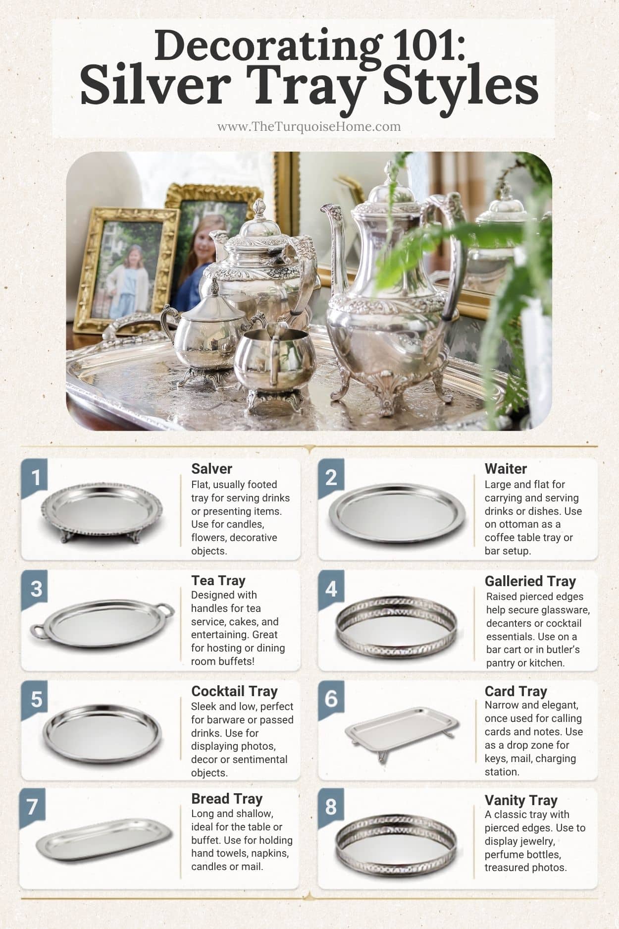 silver tray styles guide