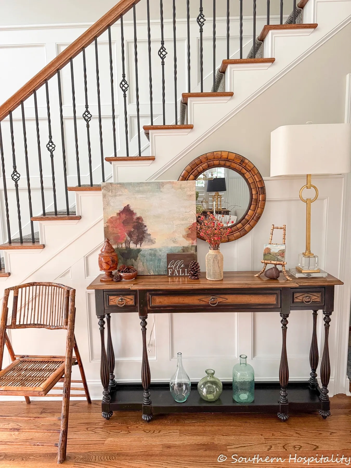 Simple Fall Table Setting Cozy Fall Living Room, Beautiful Autumn Table Setting & Easy Seasonal ...